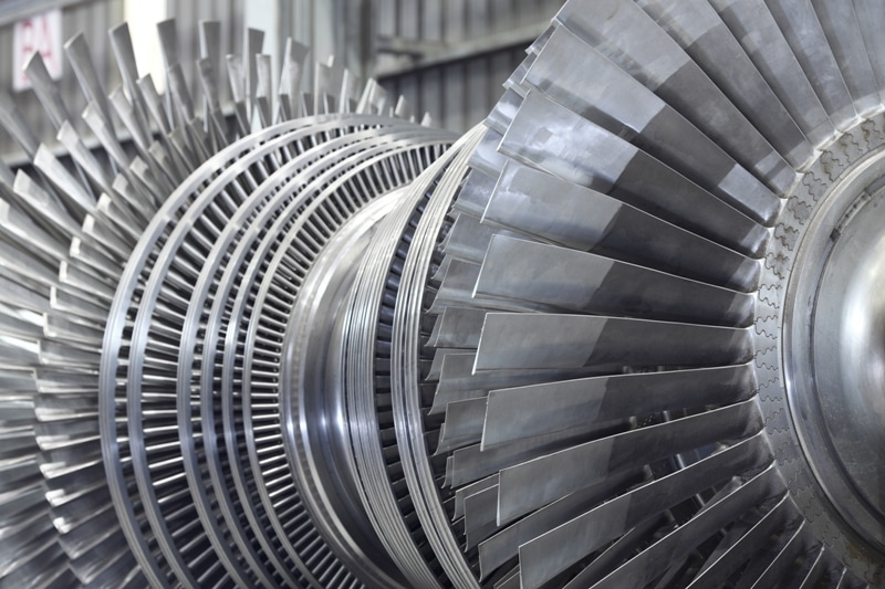 154100918 Internal rotor of a steam Turbine